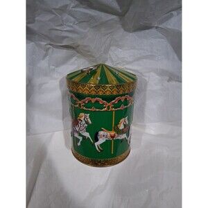 Vintage Christmas Cookie Tin, Musical German